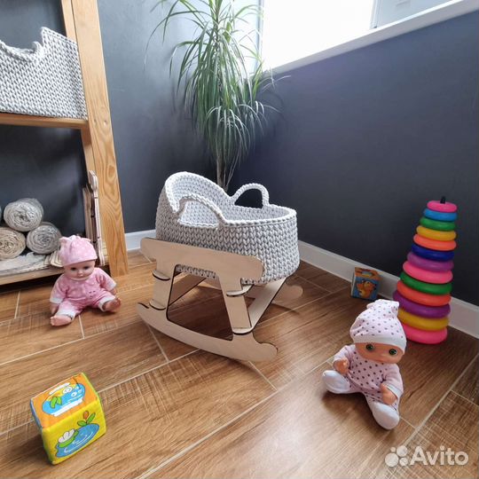Люлька для куклы/ кукольная кровать