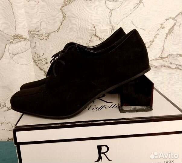 Туфли лоферы полуботинки 39-40