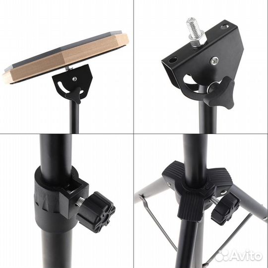 Стойка и барабанный пэд + палочкиYamaha- всё новое