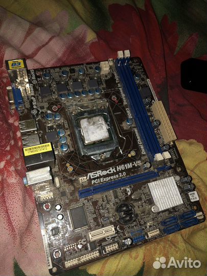 Материнская плата с процессором 1155