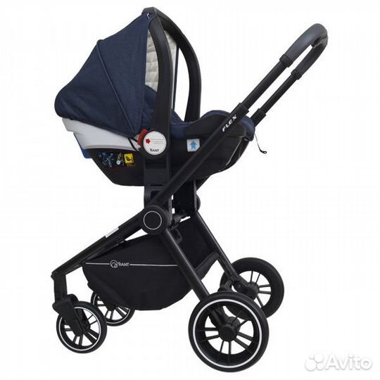 Коляска flex trends 3 в 1 (RA063 Blue jeans)