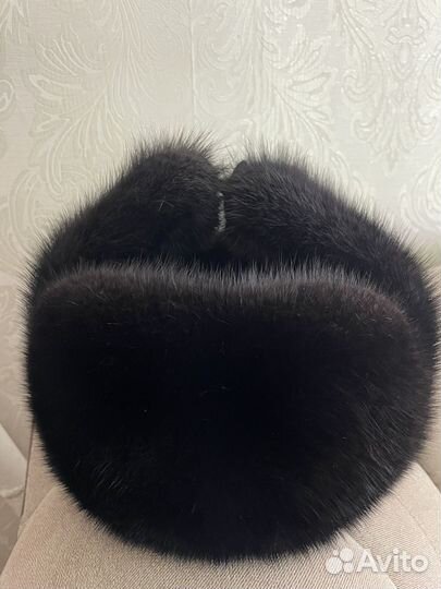 Норковая шапка мужская