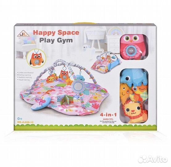 Детский развивающий коврик Happy space