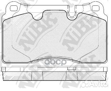 Колодки пер. land rover range rover III, sport