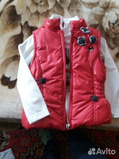 Жилетка для девочки 122 128