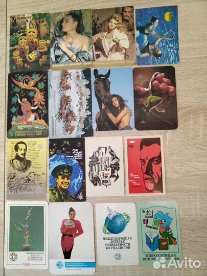 Календарики СССР