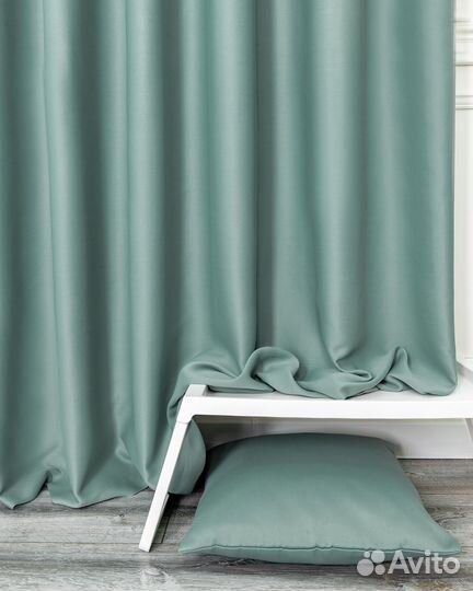 Шторы блэкаут Марсель Мята