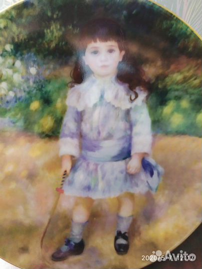 Тарелка настенная коллекционная фарфор