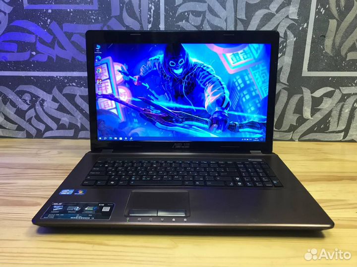 Мощный ноутбук Asus Core-i5/6gb/SSD+HDD