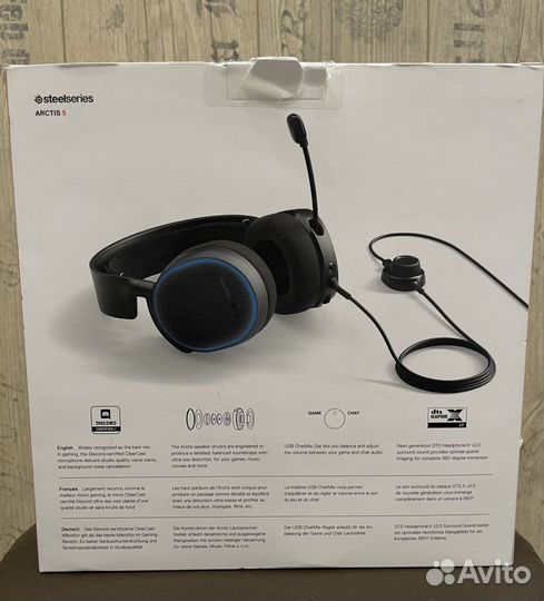 Наушники steelseries arctis 5