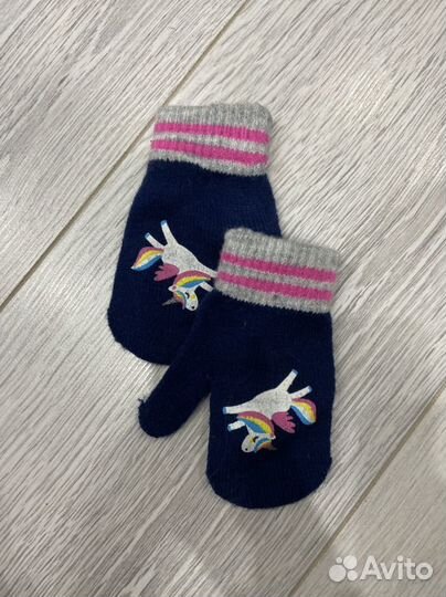 Варежки перчатки детские