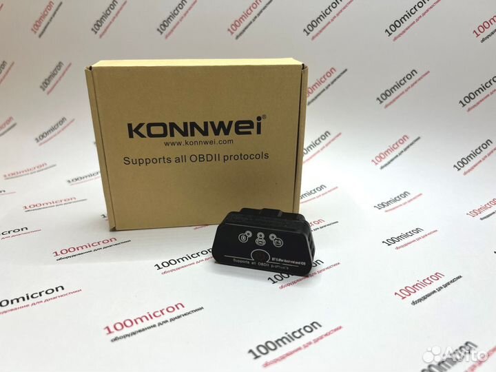 Сканер Konnwei KW901 OBD v.1,5 Pic18F25K80 ELM327