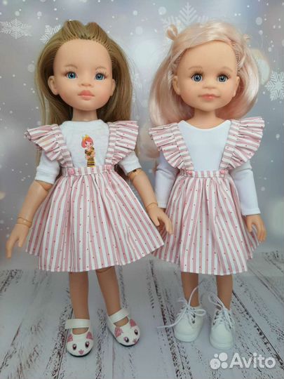 Одежда для кукол паола рейна 32-34 см