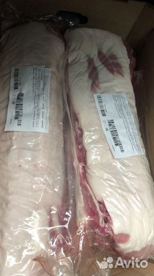 Мясо свинина корейка на кости охлажденная