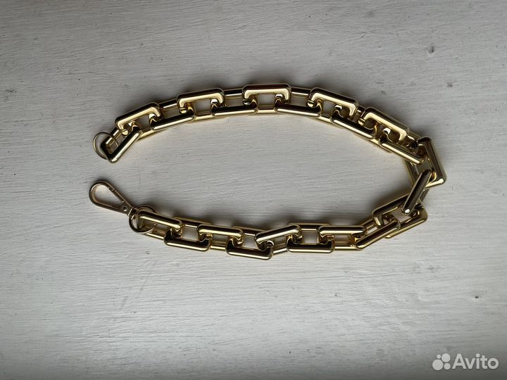 Золотая цепь бижутерия