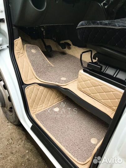 3D коврики из экокожи для ГАЗель Next