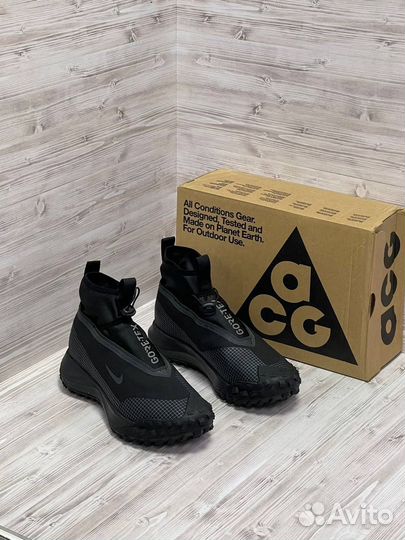 Кроссовки nike acg mountain fly gore tex черные