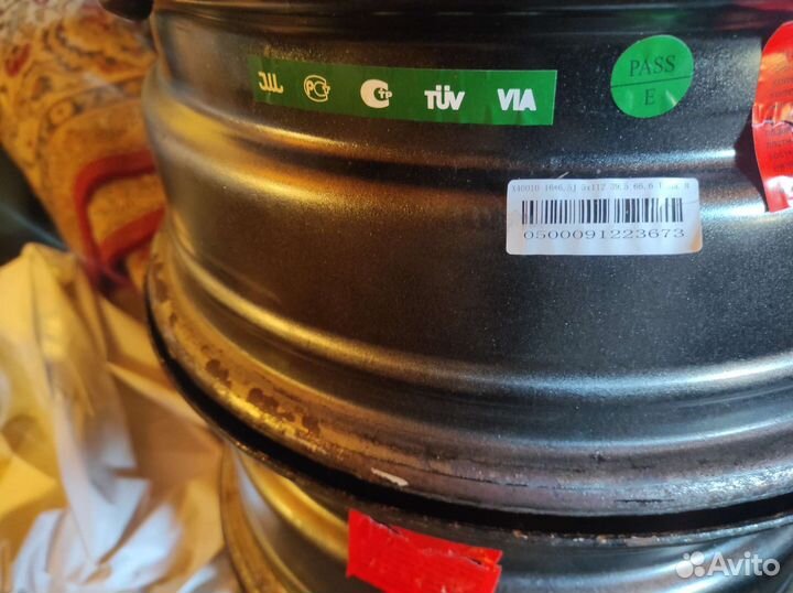 Штамповки (штампы) 5/112 R16