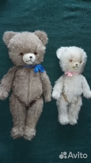 Винтажные мохеровые медведи. Германия