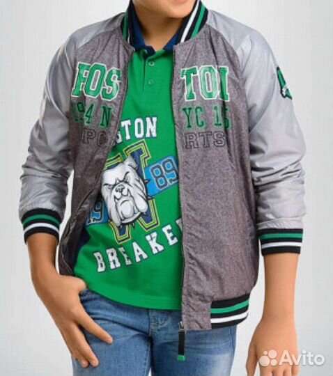 Ветровка новая (Бомбер) для мальчика 11 лет