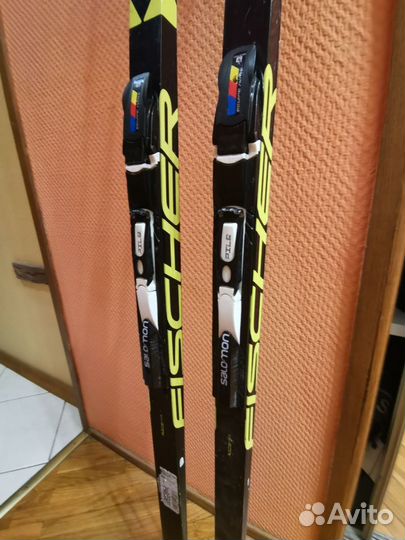 Лыжи беговые fisher коньковые бу