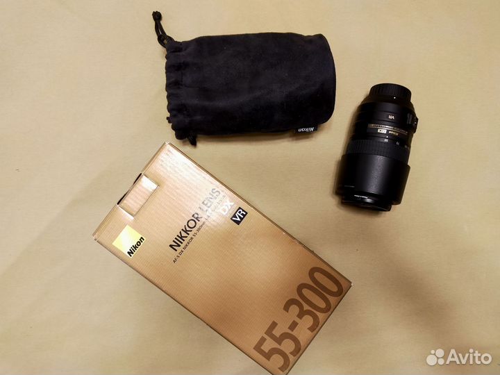 Объектив телевик Nikon 55-300mm Nikkor