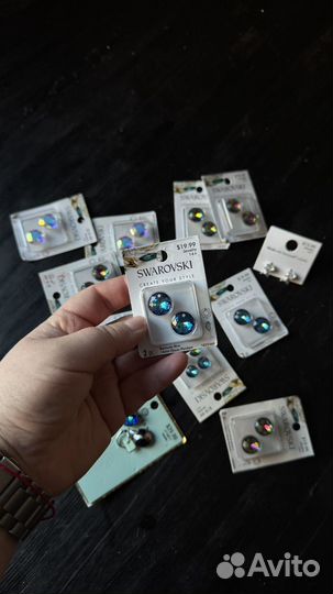 Пуговицы стразы swarovski