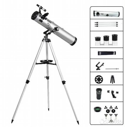 Телескоп 76мм + монокль/бинокль