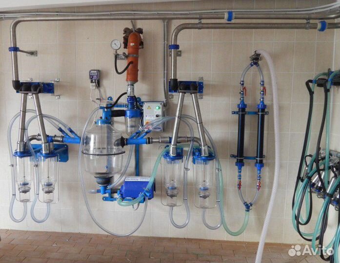 Молокопровод на 200 голов для доения крс