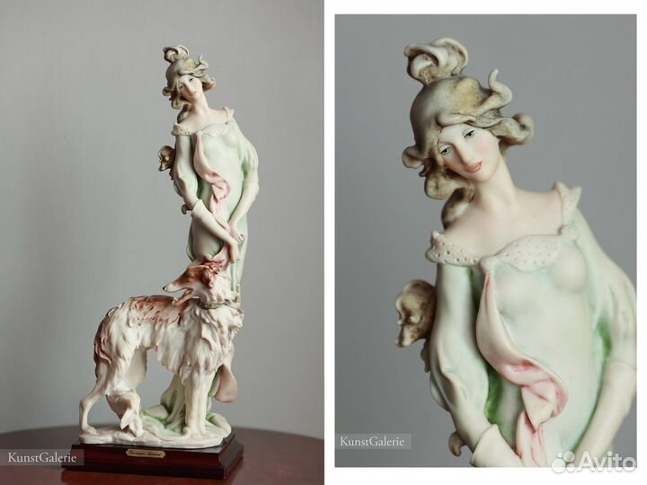 Giuseppe Armani Богиня с борзой Florence статуэтка