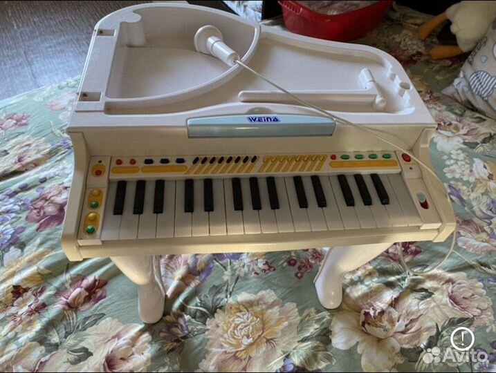 Пианино детское с микрофоном