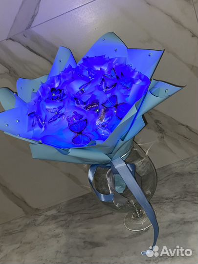 Букеты из бабочек ночник