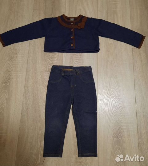 Детские вещи пакетом для девочки 80-86 см.12-18 м