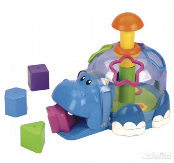 Развивающая игрушка Baby Go бегемотик- юла, Обмен
