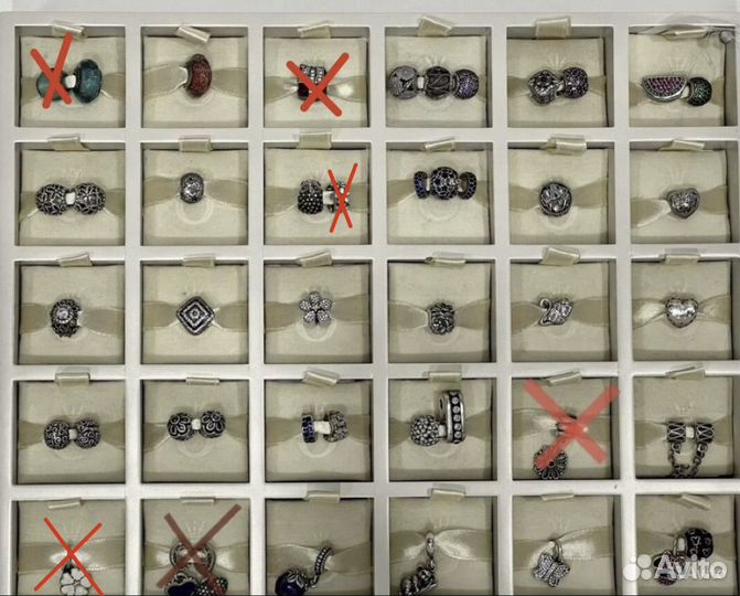 Pandora шарм серебро