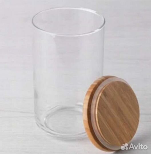 Банка для сыпучих стекло