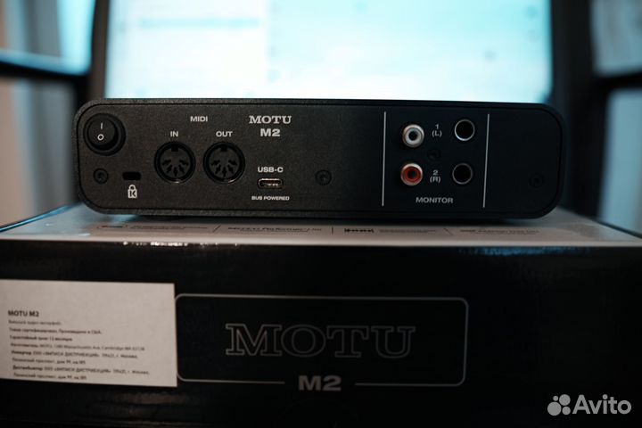 Внешняя звуковая карта Motu M2