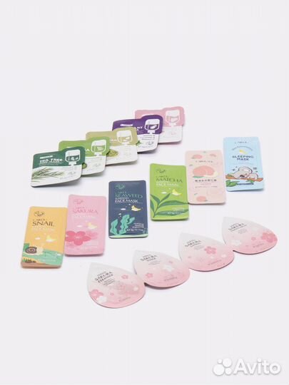 Набор масок для лица в саше. Подарочный набор