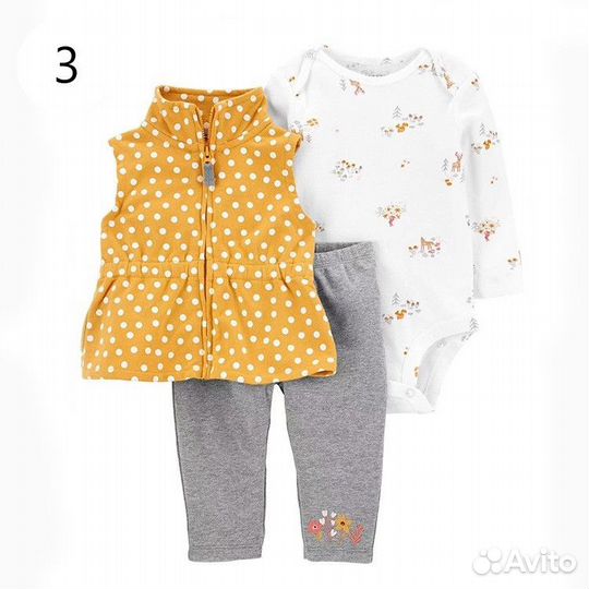 Детская одежда комплекты для девочек от Carters