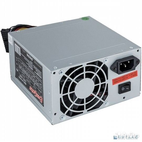 Exegate EX292144RUS Блок питания 600W ExeGate CP600 (ATX, 8cm fan, 24pin, 4pin, 3xsata, 2xIDE, FDD)