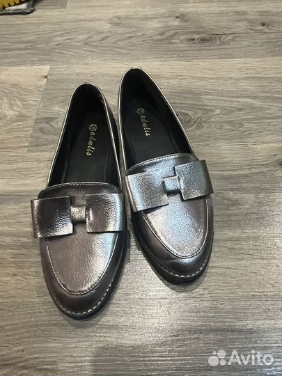 Туфли женские лоферы 39 размер