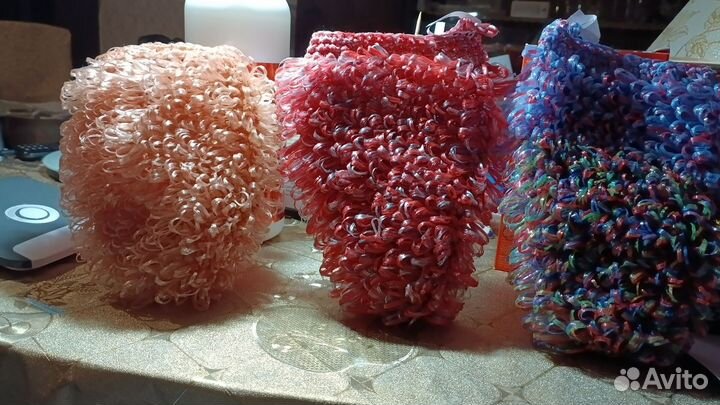 Мочалка ручной работы