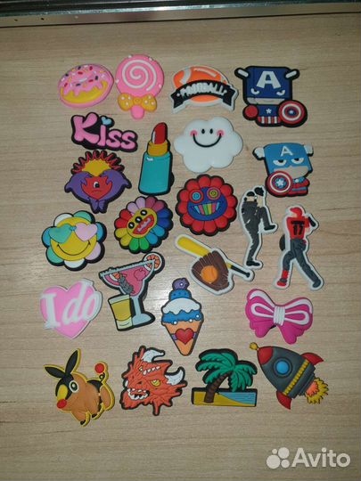 Джибитсы для crocs для пуговичных разъемов