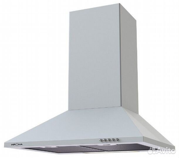 Каминная вытяжка Krona Cornelia 600 white PB