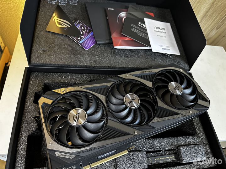 Видеокарта Asus Rog Strix RTX 3090 24GB гарантия