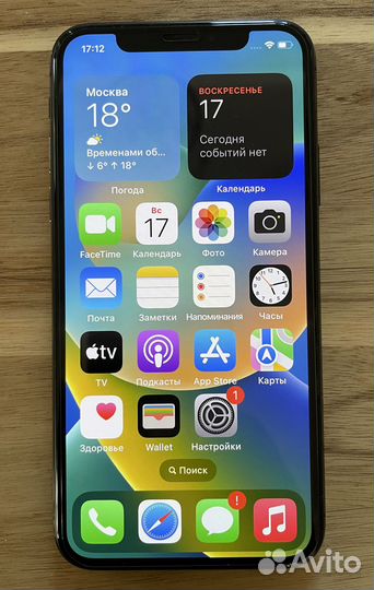 iPhone X в отличном состоянии