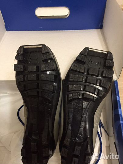 Лыжные ботинки 32 размер Nordway и лыжи