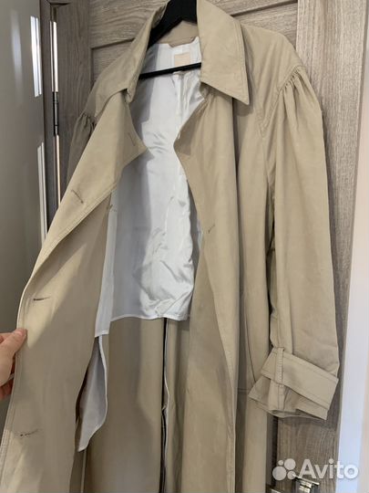 Хлопковый тренч H&M