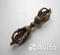 Ваджра(дигуг) буддийский ритуальный предмет бронза