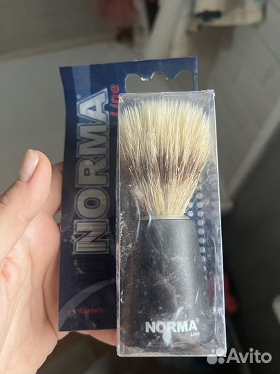 Помазок для бритья новый из натуральной щетины